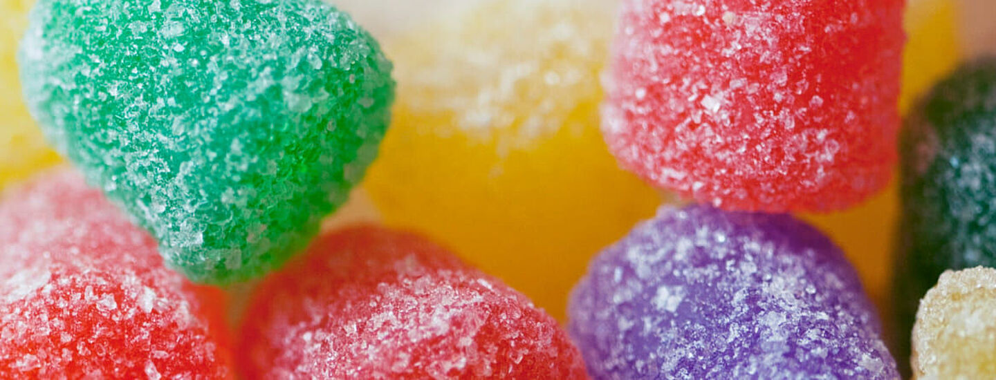 zuckerhaltige Süßigkeiten