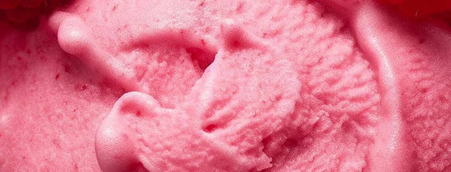 pink ice cream
