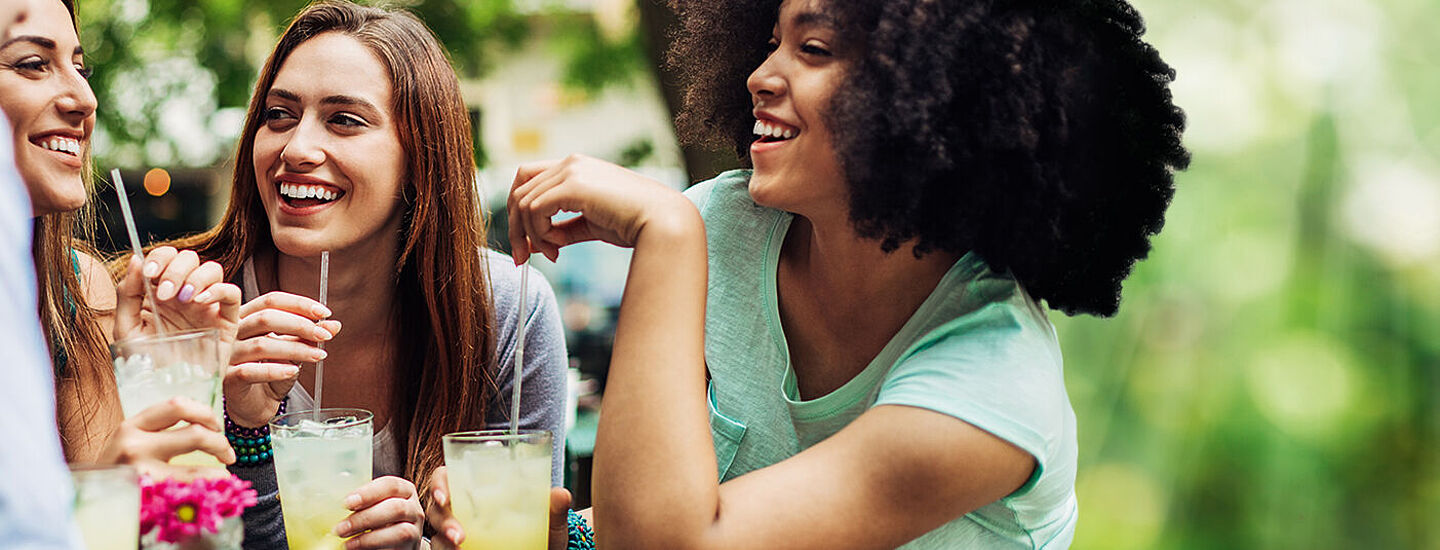 friends having a drink