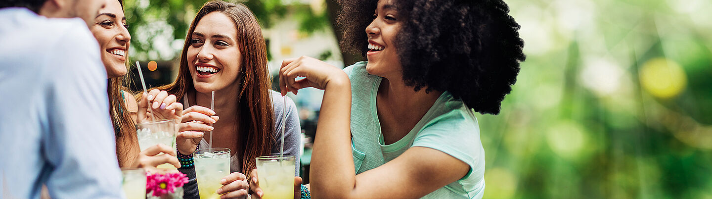 friends having a drink