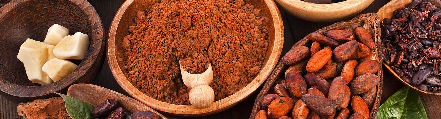 Granos De Cacao, Chocolate En Polvo, Cacao En Polvo, Barras De Chocolate