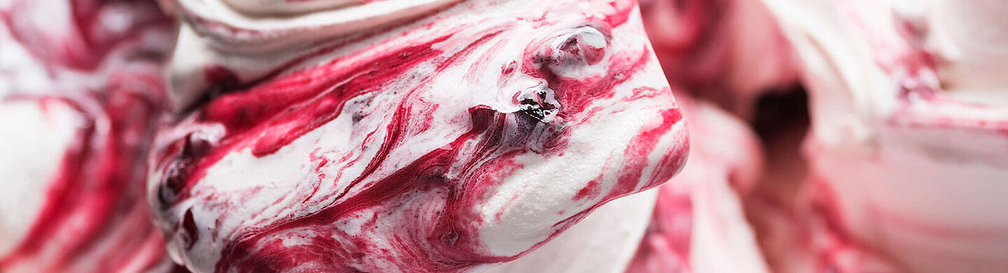 helado de frutos rojos