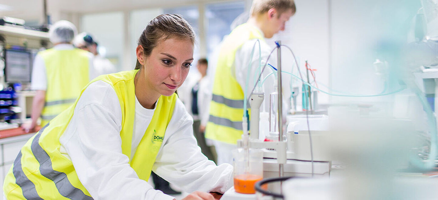 workers on a laboratory