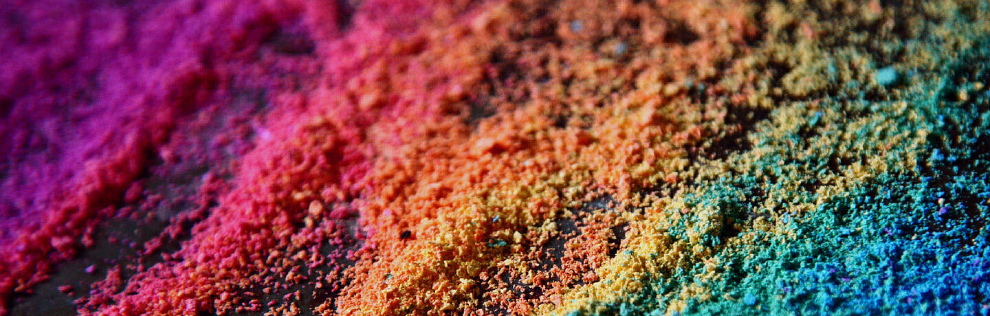 colourful powder