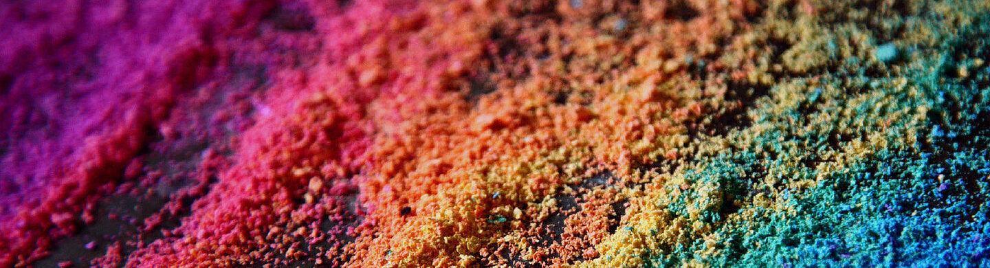 colourful powder